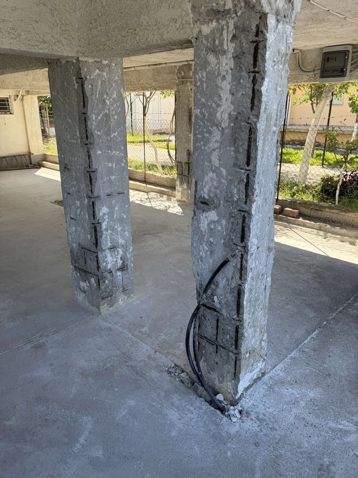 Εργασίες στατικής ενίσχυσης διώροφης οικοδομής επί πυλωτής στα Μεσάγγαλα Λάρισας - 5